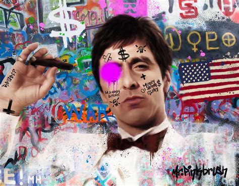 If you're looking for the best scarface wallpaper then wallpapertag is the place to be. Scarface Format: 140 x 180 cm · Medium: Mixed media ...