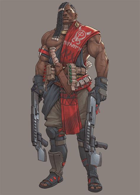 Scifi Fantasy Cyberpunk Character Character Design Male