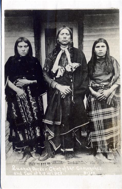 Quanah Parker With Wives The Gateway To Oklahoma History