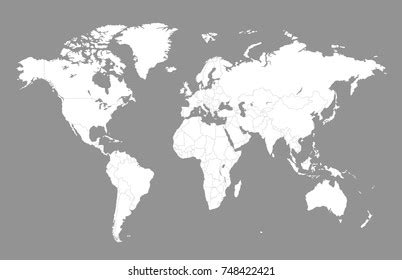 Color World Map Vector Stock Vector Royalty Free 778959910