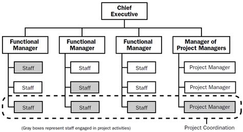 Project management guide on checkykey.com. The 4 Types of Project Organizational Structure