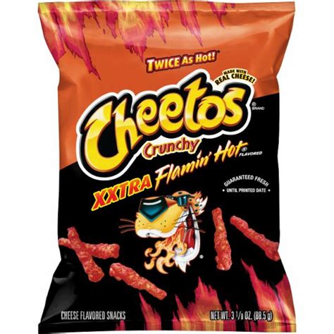 Cheetos Crunchy Xxtra Flamin Hot Flavored Cheese Flavored Snacks