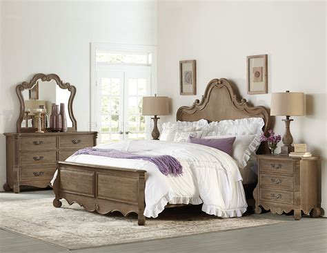 Baxton studio reid modern & contemporary industrial oak finished. Chrysanthe Bedroom Oak by Homelegance