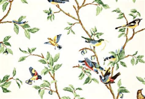 Gracie Wallpaper Knock Off Beautiful Birds And Blooms On