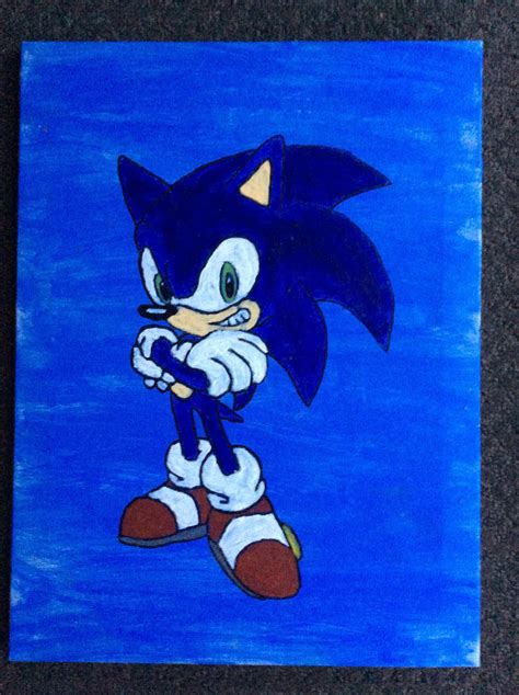 Sonic Painting By Amazingangus76 On Deviantart