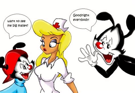 wakko hello nurse and yakko by wakkoawarner on deviantart animaniacs personajes los hermanos