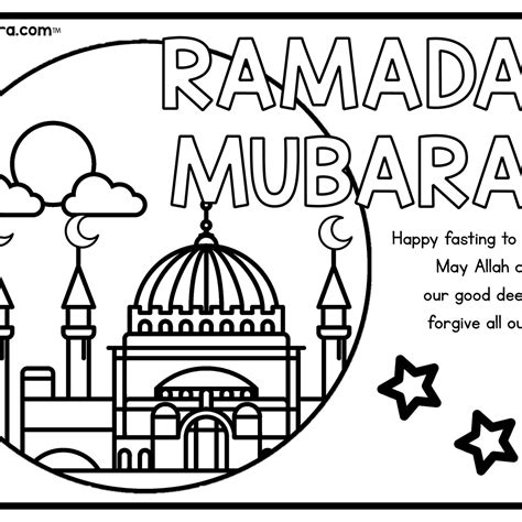 Ramadan Card Craft Printable For Kids