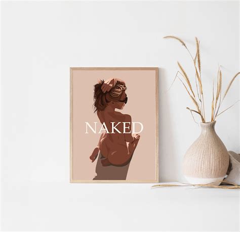 Female Nude Body Print Naked Woman Wall Art Woman Figure Print