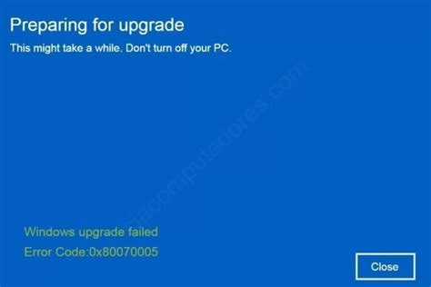 How To Fix Error 0x80070005 Windows Update Fails Aio Mobile Stuff