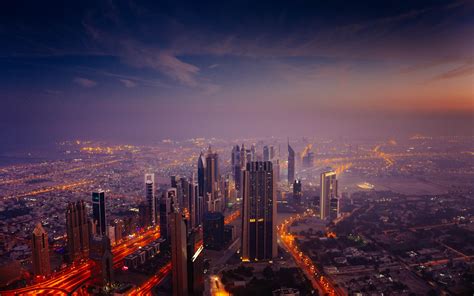 1920x1200 Dubai City In Sunrise 1200p Wallpaper Hd City 4k Wallpapers