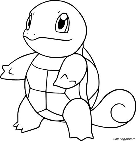 Squirtle Coloring Page Coloringall 3128 The Best Porn Website