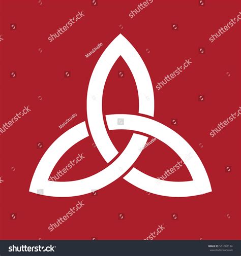 Celtic Trinity Knot Symbol Stock Vector Royalty Free 551081134