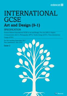 Edexcel style exam paper, insert and mark scheme for paper two. Edexcel International GCSE Art & Design | Pearson ...