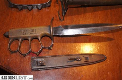 Armslist For Saletrade 2 Trench Knife Knuckle Dusters 1917 And 1918
