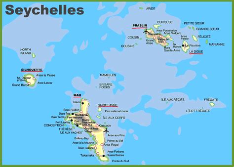 seychellen lage karte