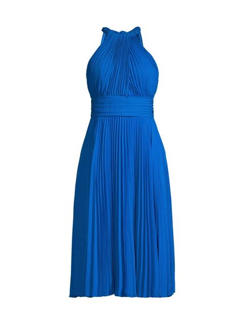 Shop Ungaro Amanda Pleated Midi Dress Saks Fifth Avenue