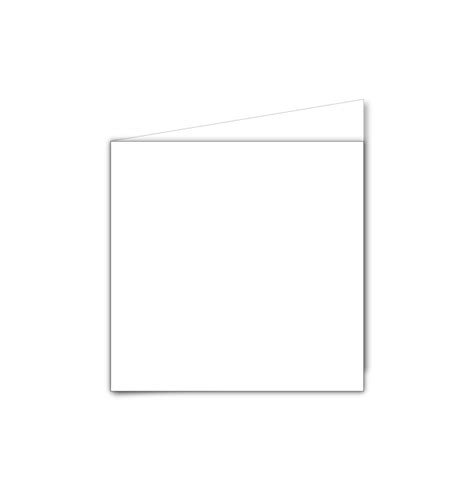 Small Square White Hemp Card Blanks