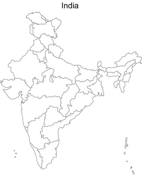Also, know from where they originate and end. Map Of India Without Names blank political map of india ...