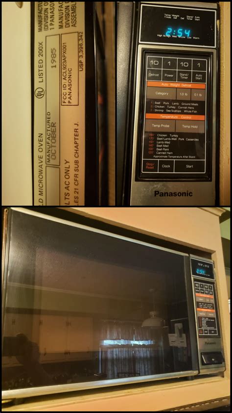 1985 Panasonic Microwave My Mom Bought It New Came Home For Her