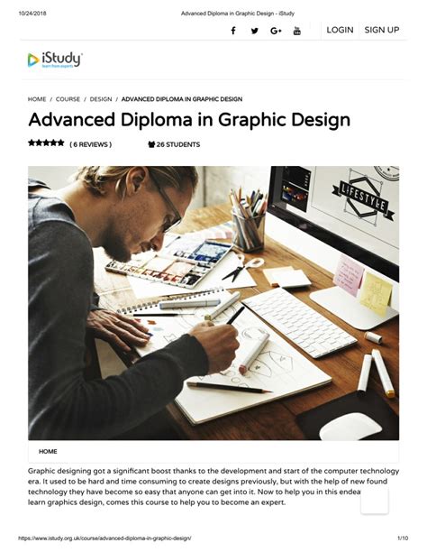 Ppt Advanced Diploma In Graphic Design Istudy Powerpoint