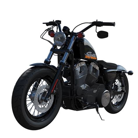 3d Model Harley Davidson Motorcyle