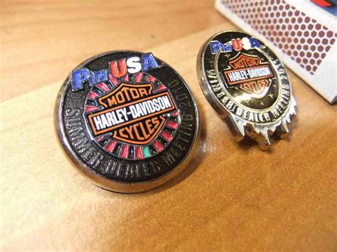 Harley Davidson Pin Usa Dealer Meeting Pin Hd Pins