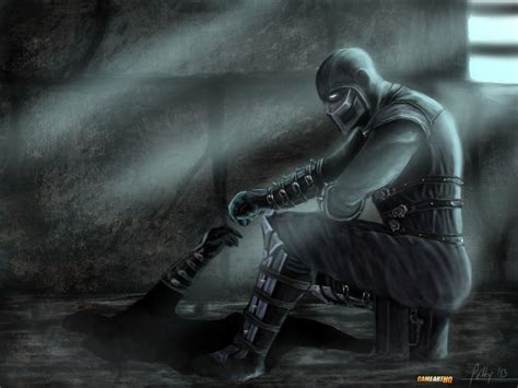 The omnitrix symbol is located on his head. MK Art Tribute: Noob Saibot (Alt.Costume) from MK 9