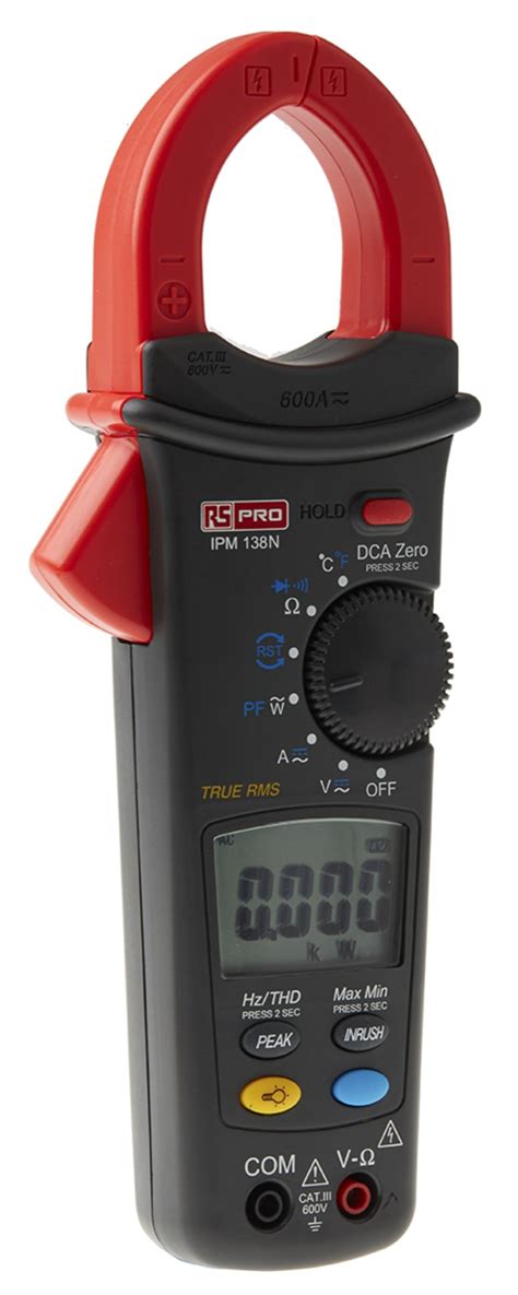 RS PRO Pinza amperimétrica RS PRO IPM138N calibrado RS corriente