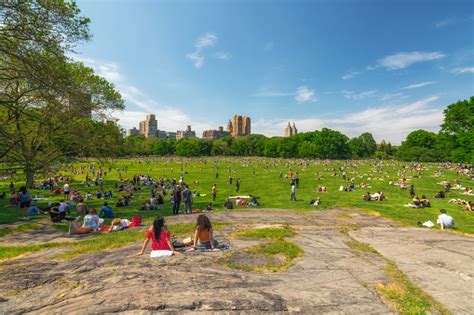뉴욕 시 센트럴 파크에서 화창한 날 아름다운 전망 휴식 사람들 센트럴 공원 맨해튼에 대한 스톡 사진 및 기타 이미지 센트럴 공원 맨해튼 뉴욕 시 비즈니스 Istock