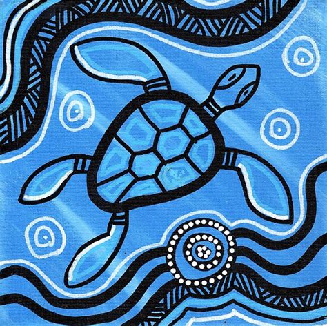 Aboriginal Art Turtle Posters By Hogartharts Redbubble