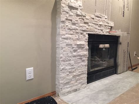 Stone Veneer Fireplace Ideas Aspiration Lovely And Fresh Stacked With