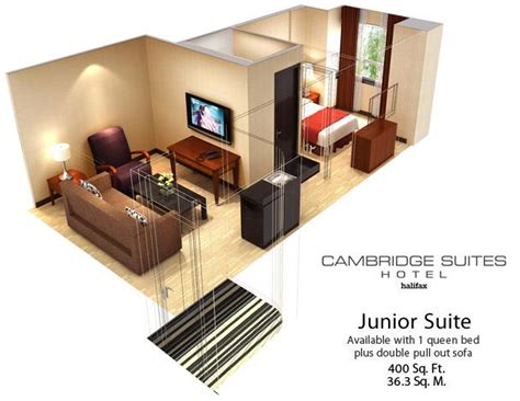 House square feet details ground floor : Cambridge Suites Halifax - Suites
