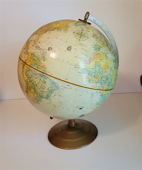 Vintage Globemaster Globe Made In The Usa Good Condition The Globe