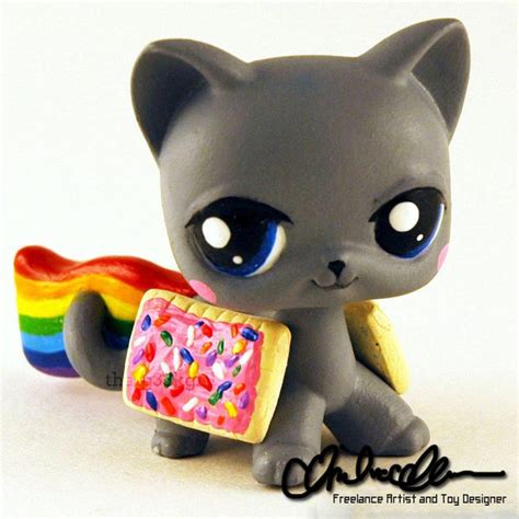 Nyan Cat Custom Lps By Thatg33kgirl Custom Lps Lps Littlest Pet Shop