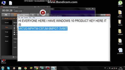 Windows 10 Product Key 100 Working Youtube