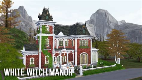 Welcome to my sims 4 home renovation! The Sims 4 Speed Build - The White Witch Manor - YouTube