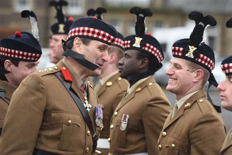 Royal Regiment Soldiers From Royal Regiment Of Scotland Parade After