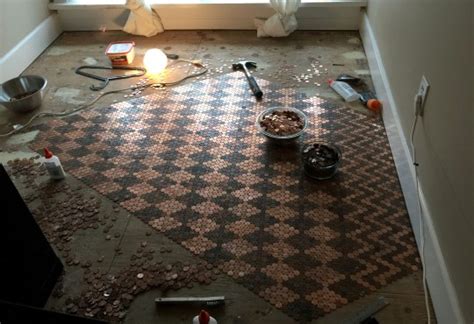 Floor Made Out Of Pennies Is Incredibly Satisfying Metro News