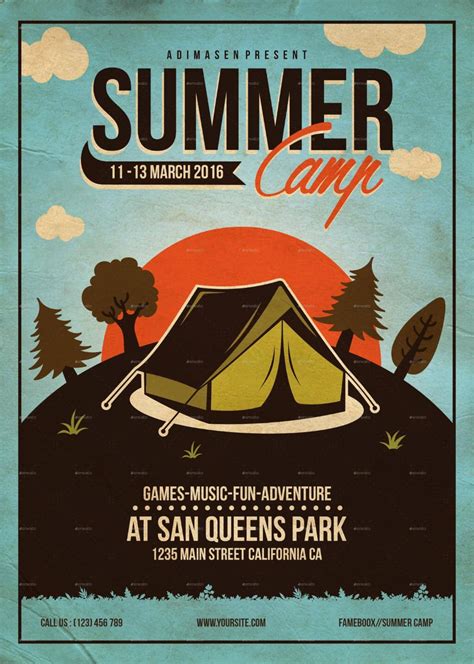 10 Beautiful Summer Camp Flyer Templates The Jotform Blog Summer