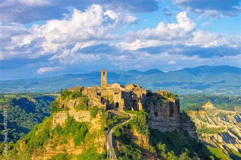 Civita Di Bagnoregio Latium In Italien Civita Di Bagnoregio Lazio