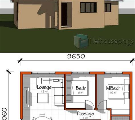 2 Bedroom Modern House Plans Australia
