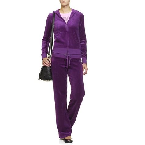 Juicy Couture Pants And Jumpsuits Juicy Couture Womens Purple Velour