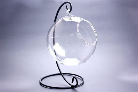 Glass Globe Stand With Stand Micro Landscape Design