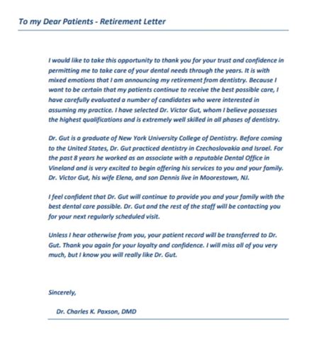 I think coworkers love a good speech over a letter. 9+ Retirement Announcement Letter Templates - PDF | Free & Premium Templates