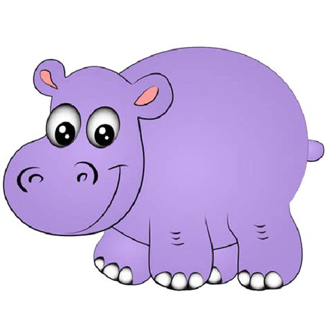Hippopotamus Clipart Purple Hippopotamus Purple Transparent Free For