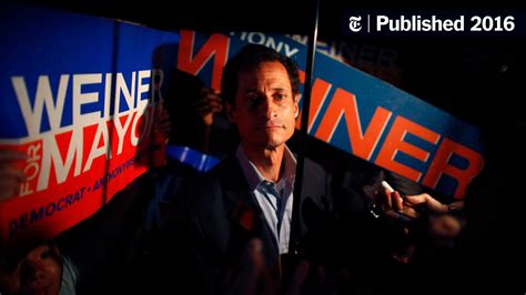 anthony weiner who always had something to say goes silent the new york times