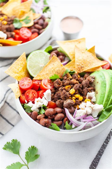 Healthy Taco Salad Recipe Nutrition In The Kitch