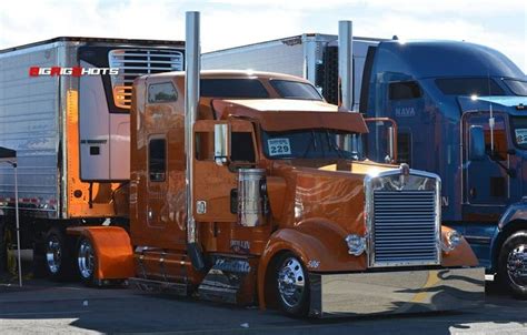 Air Ride Copper Kw Big Trucks Freightliner Trucks Big Rig Trucks
