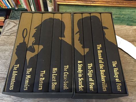 The Folio Society Box Set Of Arthur Conan Doyles Complete Sherlock