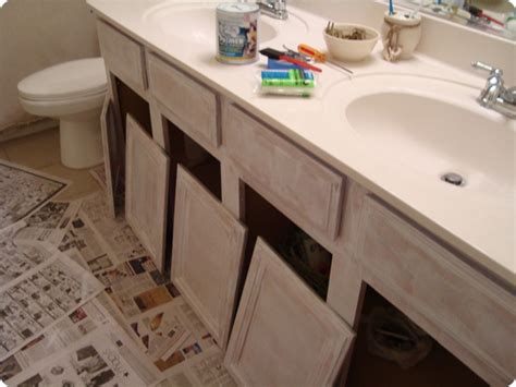 You're in here enough, make it your own. Painting Bathroom Cabinets - Decor to Adore